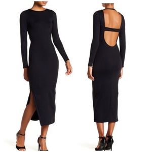 David Lerner NY Low Back Midi Dress